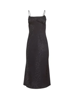 Pansy Jacquard Ruched Bust Dress
