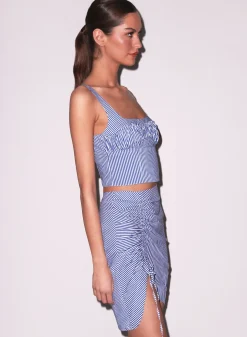 Poplin Bustier Top