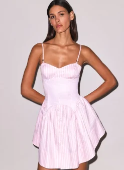 Poplin Corset Mini Dress