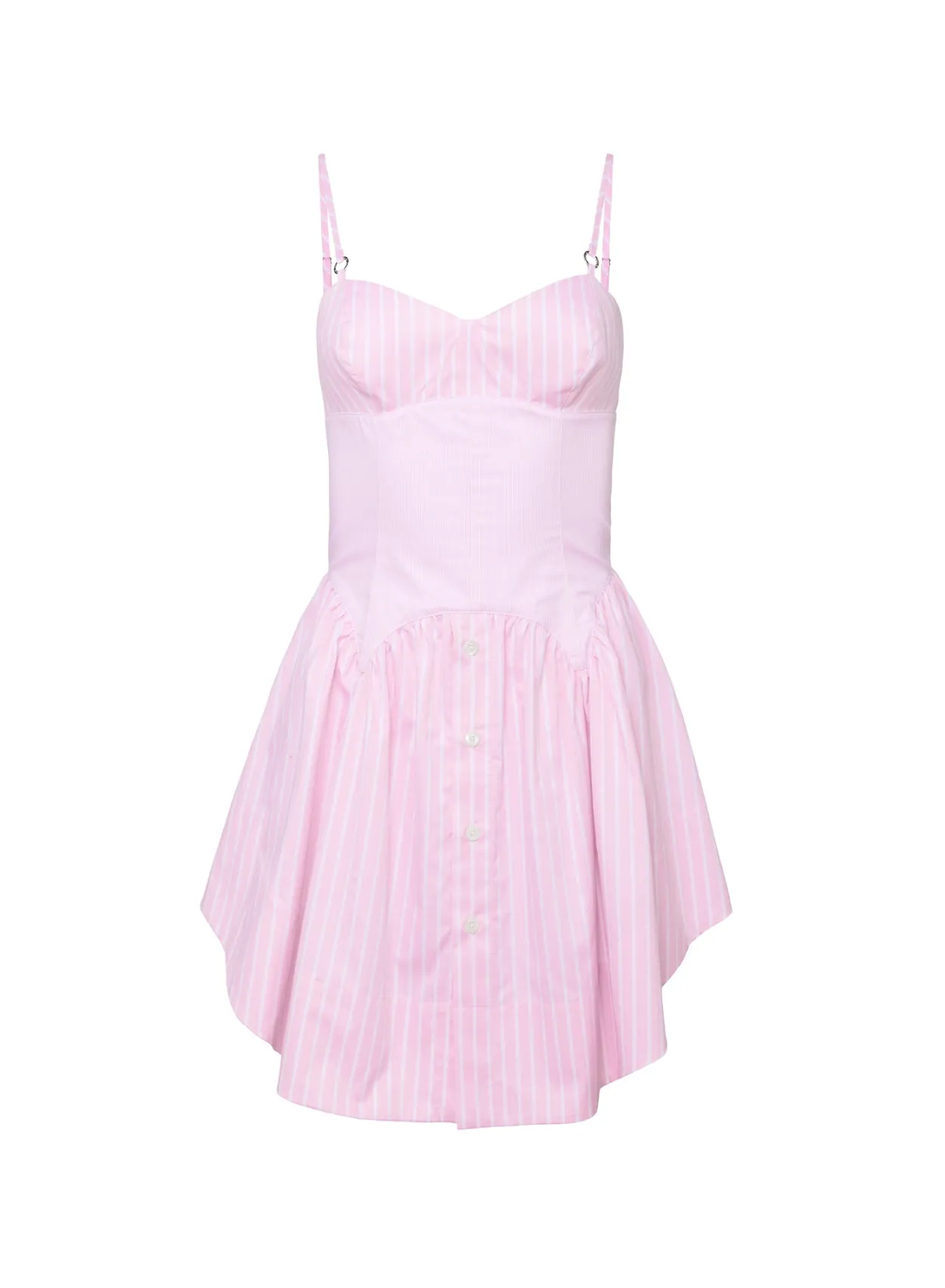 Poplin Corset Mini Dress