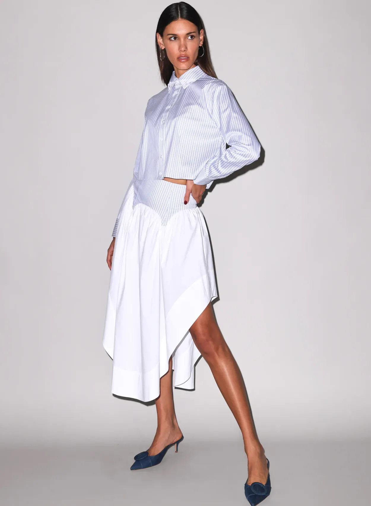 Poplin Garter Skirt
