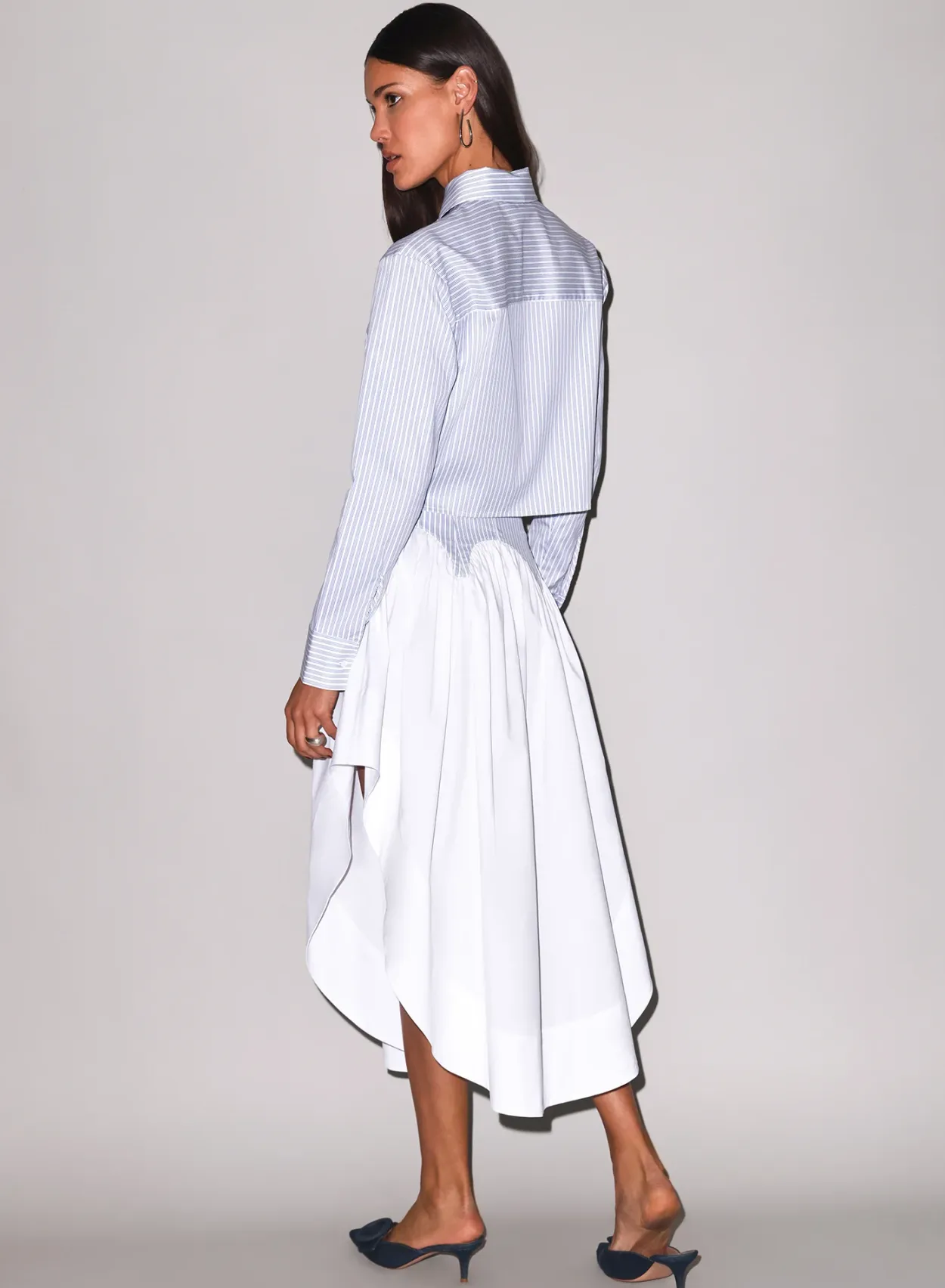 Poplin Garter Skirt