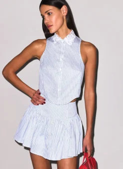 Poplin Garter Skort