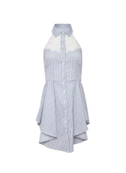 Poplin Halter Dress