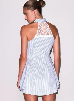 Poplin Halter Dress