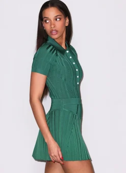 Rib Flared Skirt