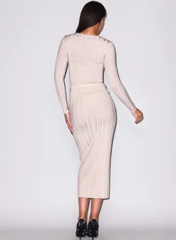 Rib Maxi Skirt