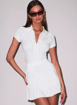 Rib Polo Bodysuit