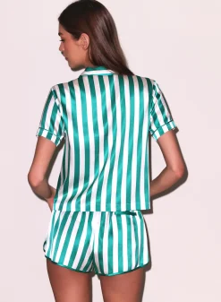 Riviera Stripe PJ Top