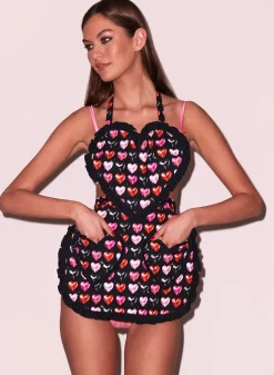 Ruffle Heart Apron