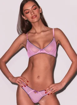 Sabrina Mini Fishnet Demi Bra