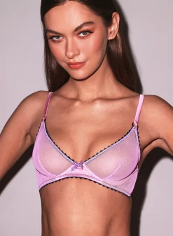 Sabrina Mini Fishnet Demi Bra