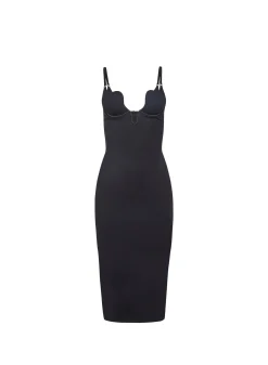 Seduce U-Plunge Midi Dress