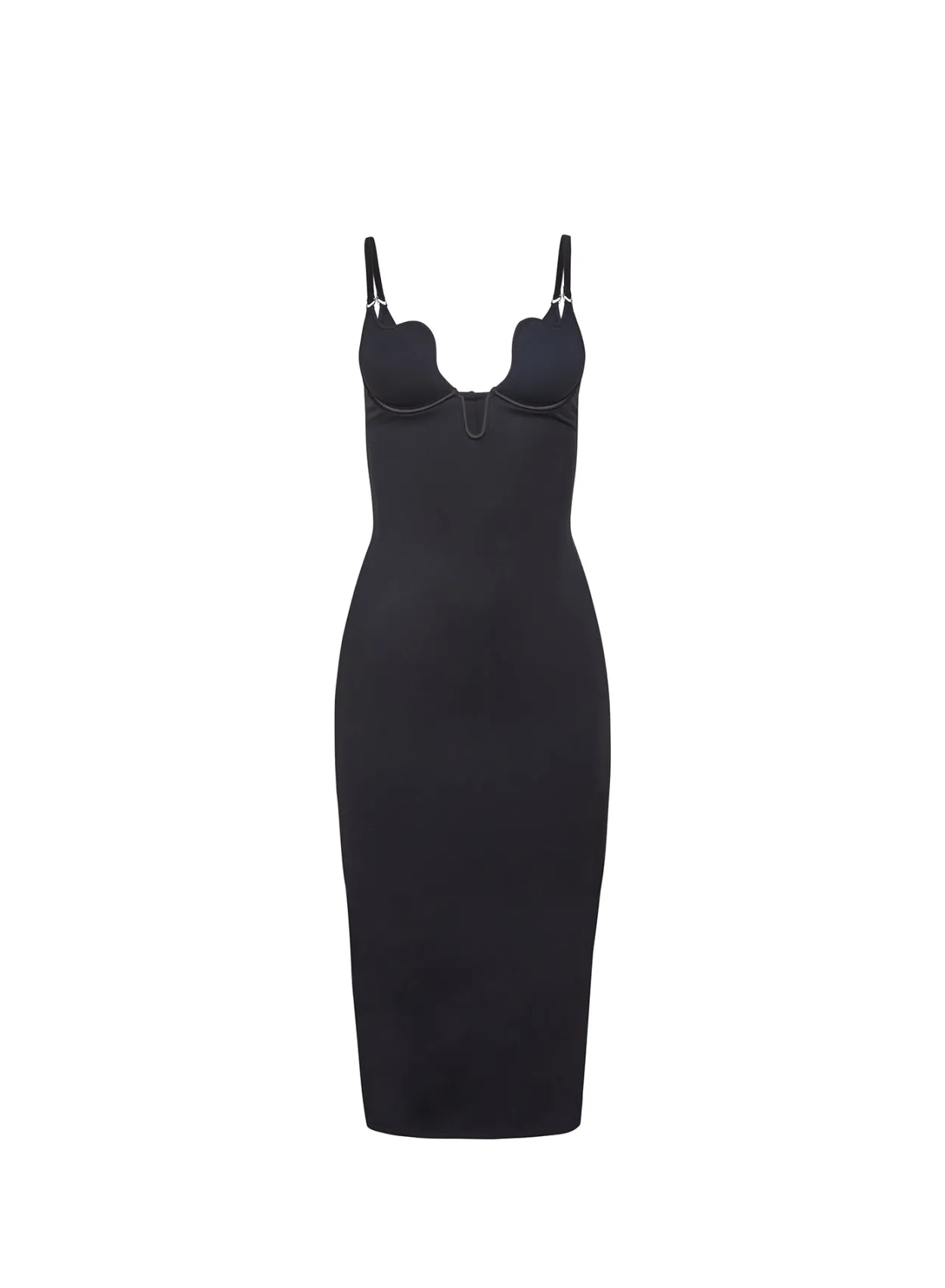 Seduce U-Plunge Midi Dress
