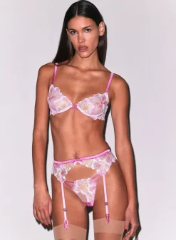 Sequin Hibiscus V-String