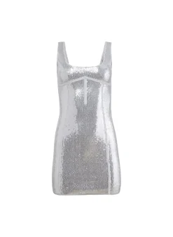 Sequin Knit Bodycon Dress