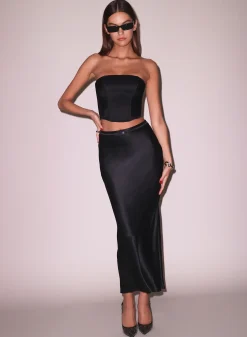 Silk Bias Skirt