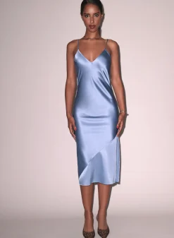 Silk Bias Slip Dress