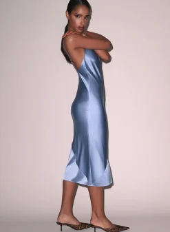 Silk Bias Slip Dress
