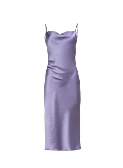 Silk Cowl Slip Dress