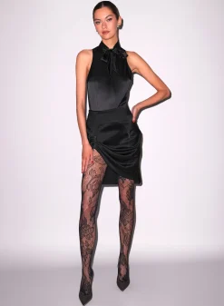 Silk Garter Skirt
