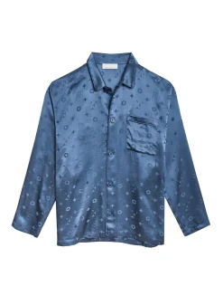 Silk Jacquard PJ Top