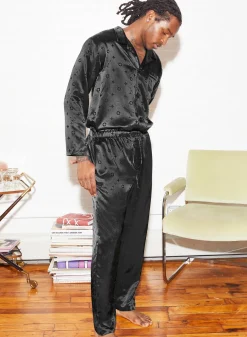 Silk Jacquard PJ Top
