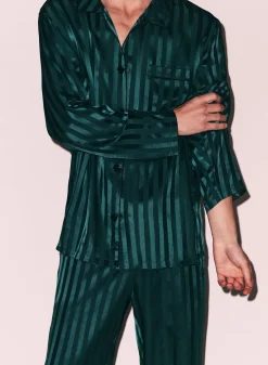 Silk Jacquard PJ Top