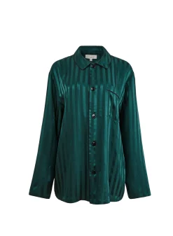 Silk Jacquard PJ Top