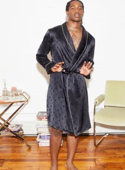 Silk Jacquard Robe