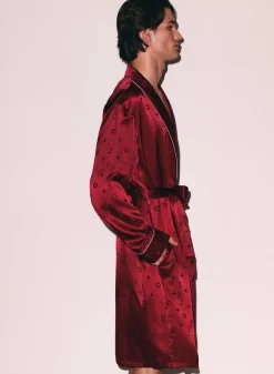 Silk Jacquard Robe