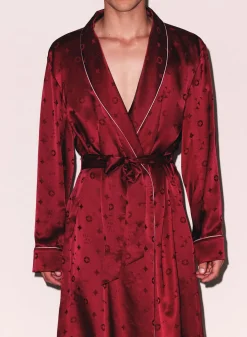Silk Jacquard Robe