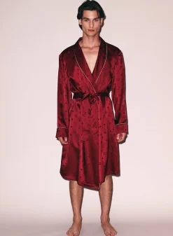 Silk Jacquard Robe