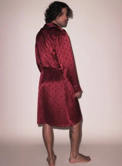 Silk Jacquard Robe