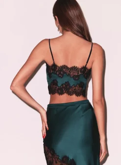 Silk & Lace Bandeau Top