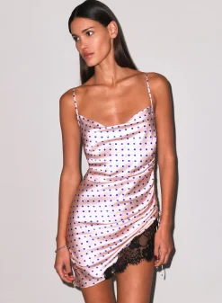Silk Ruched Dress