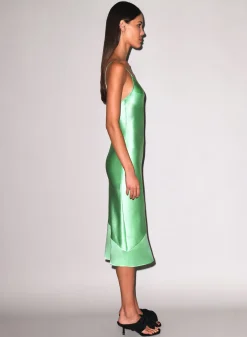 Silk V Slip Dress