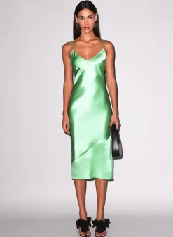 Silk V Slip Dress