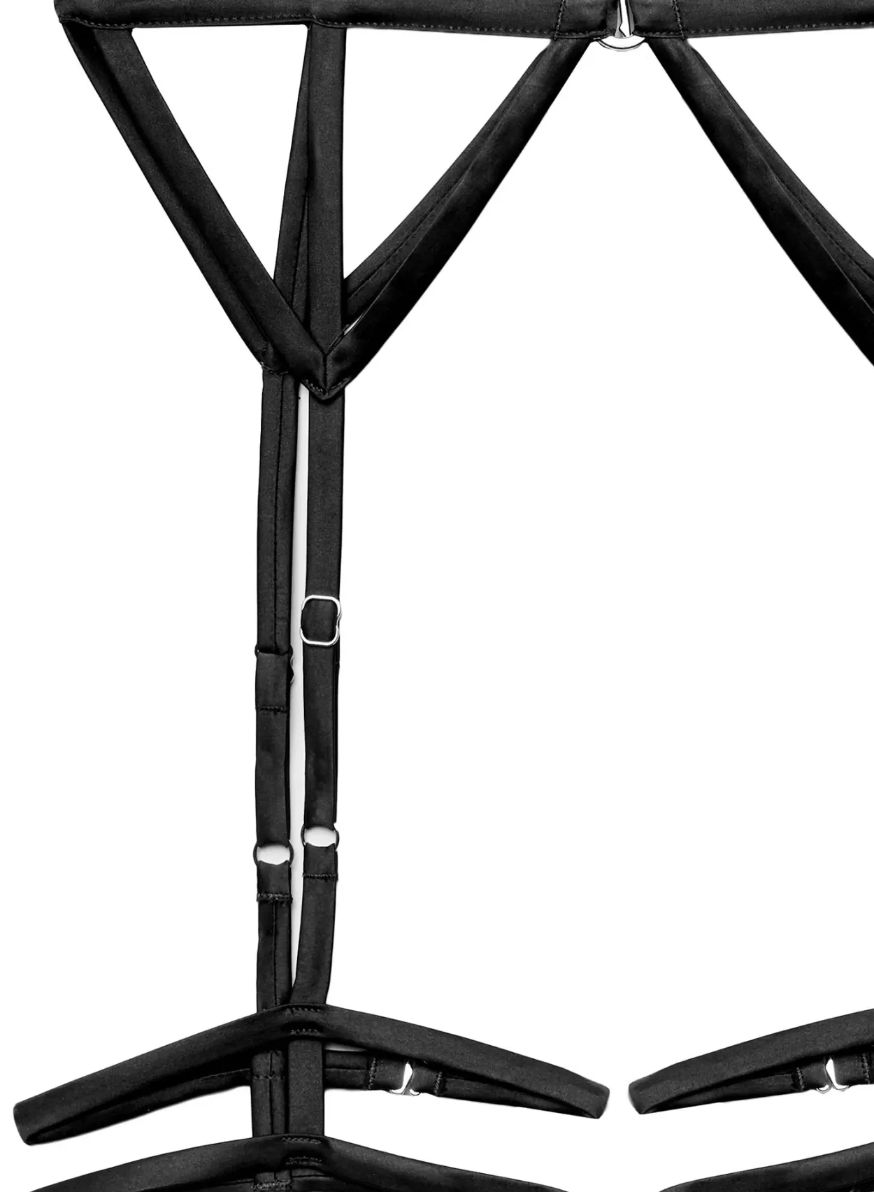 Strappy Bondage Garter Belt