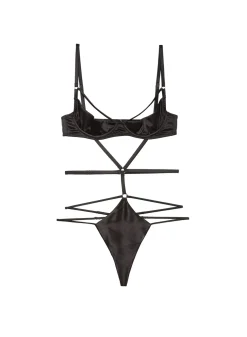 Strappy Bondage Underwire Bodysuit
