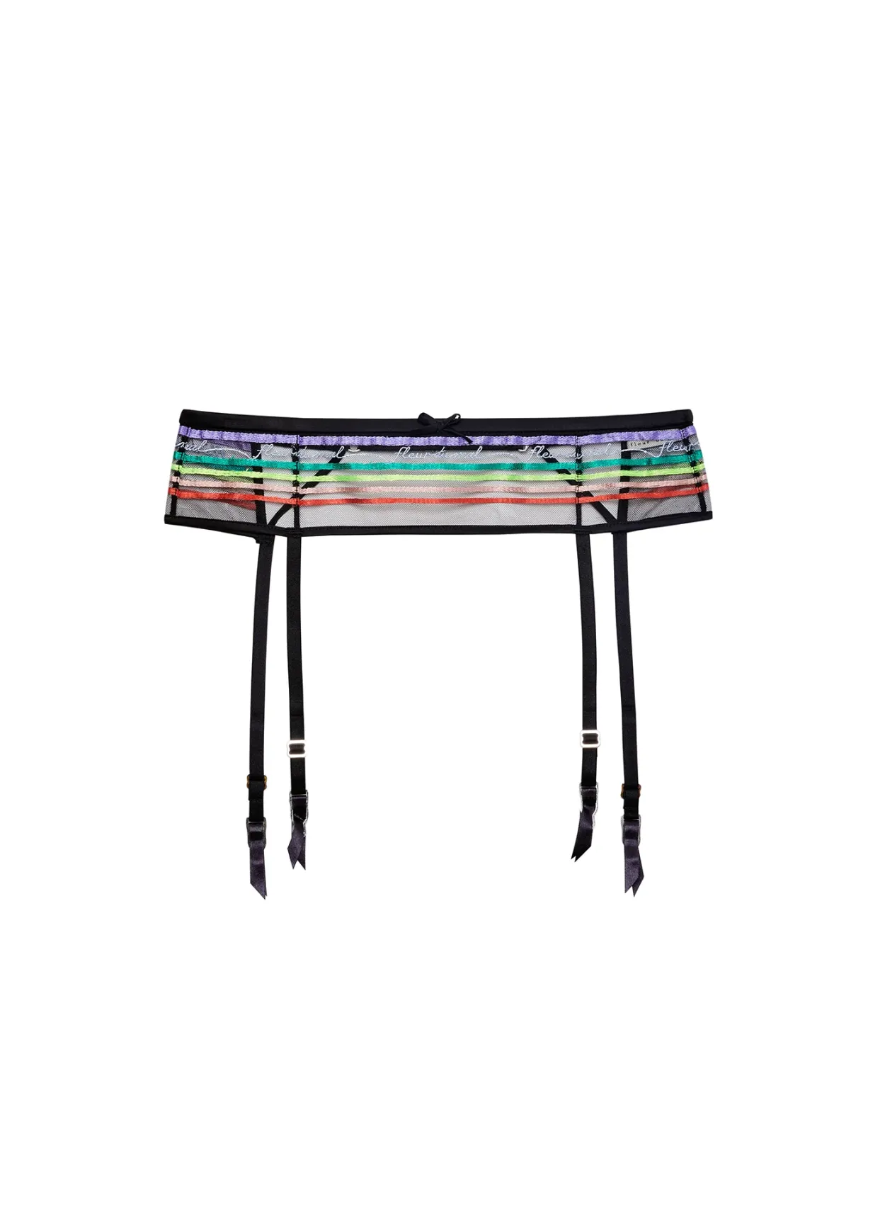 Taste Le Rainbow Garter Belt