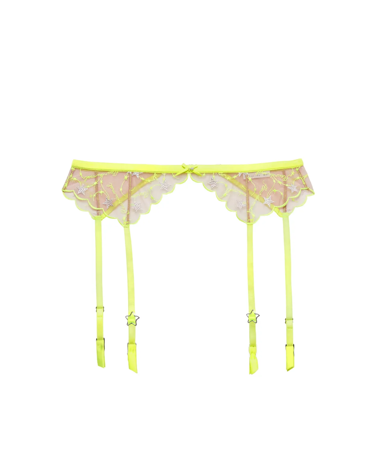 Étoile Embroidery Garter Belt