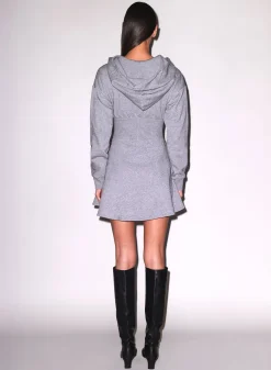 Unzip Me Hoodie Dress