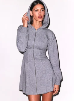 Unzip Me Hoodie Dress